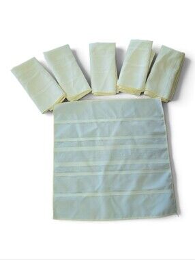Set of Pale Yellow Dinner Napkins